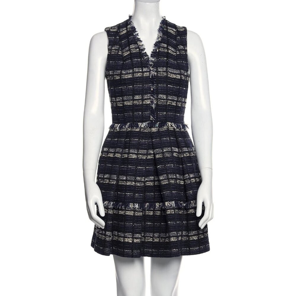 Proenza Schouler Tweed Pattern Mini Dress Size: XS | US 0